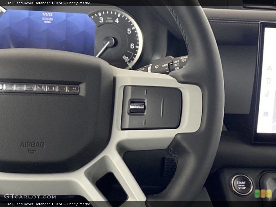 Ebony Interior Steering Wheel for the 2023 Land Rover Defender 110 SE #146080482