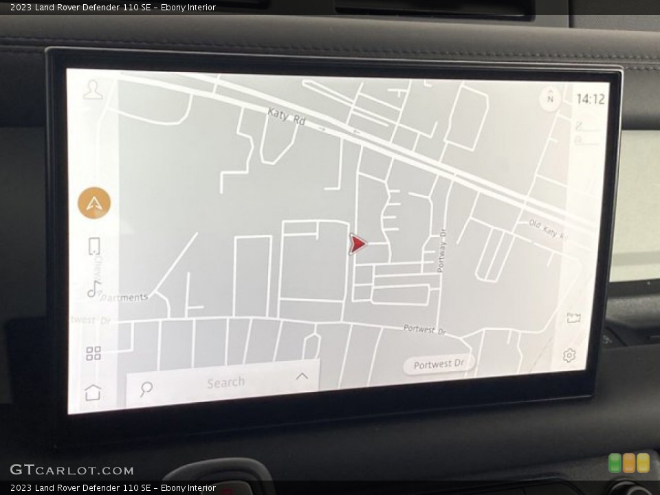 Ebony Interior Navigation for the 2023 Land Rover Defender 110 SE #146080566