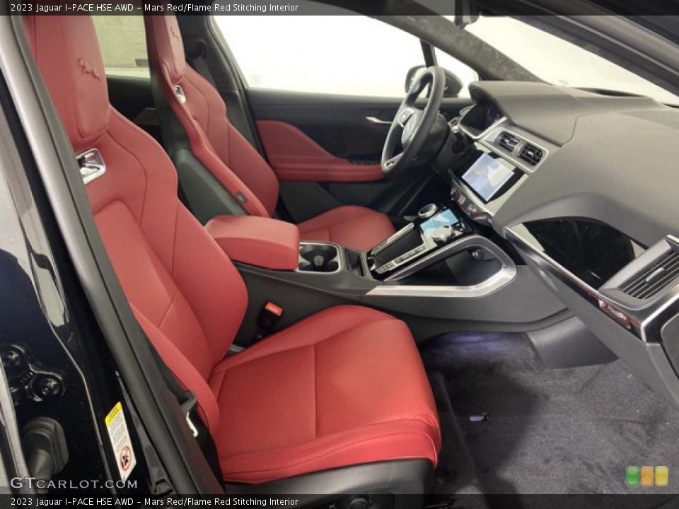 Mars Red/Flame Red Stitching Interior Photo for the 2023 Jaguar I-PACE HSE AWD #146080713
