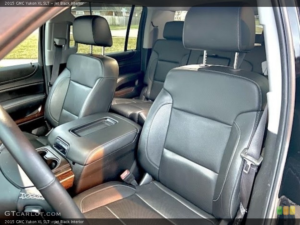 Jet Black Interior Front Seat for the 2015 GMC Yukon XL SLT #146080827