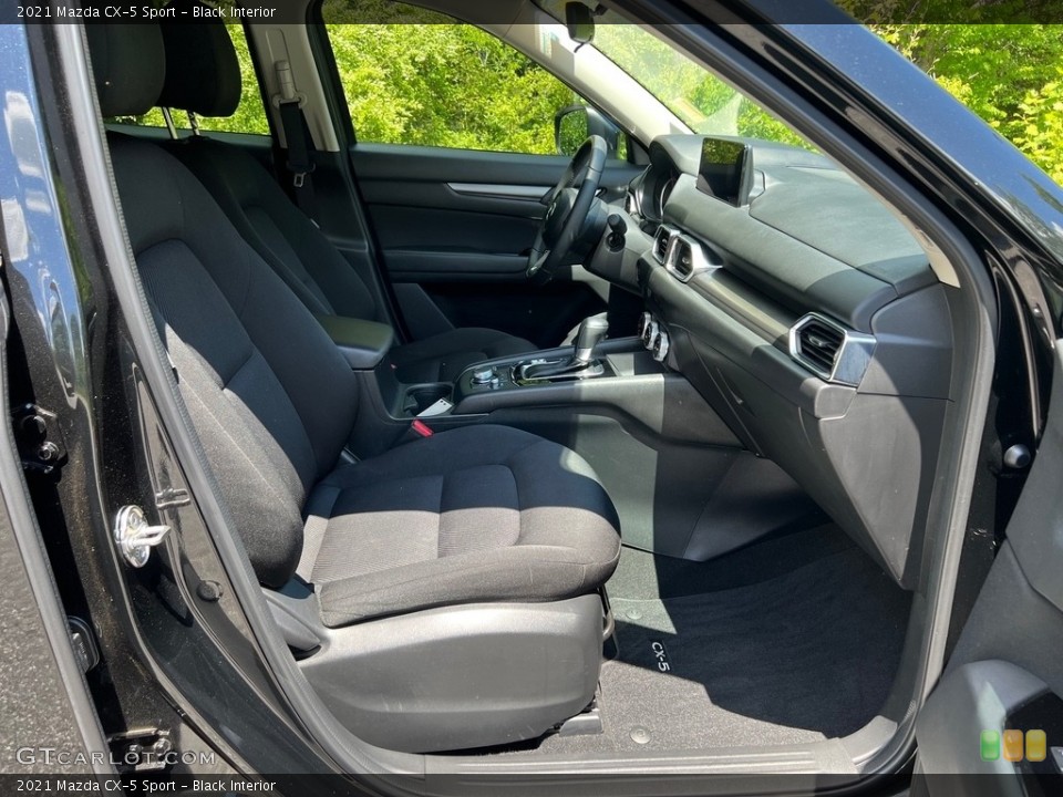 Black Interior Front Seat for the 2021 Mazda CX-5 Sport #146081190