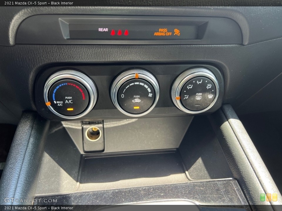 Black Interior Controls for the 2021 Mazda CX-5 Sport #146081286