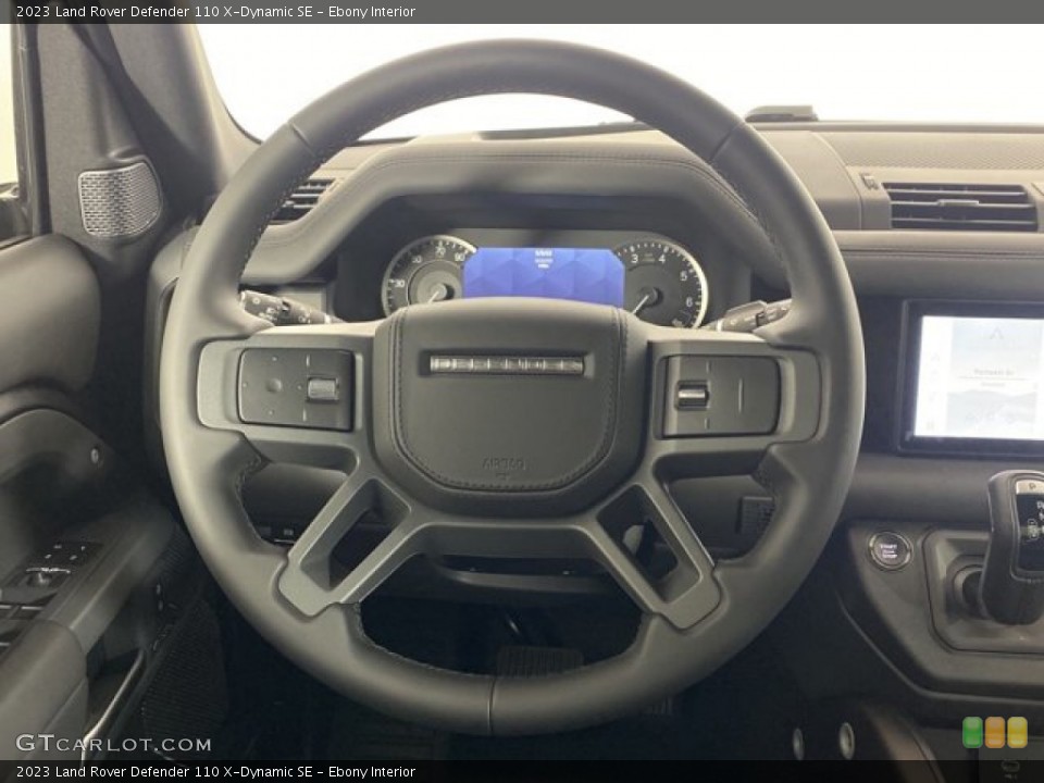 Ebony Interior Steering Wheel for the 2023 Land Rover Defender 110 X-Dynamic SE #146081814
