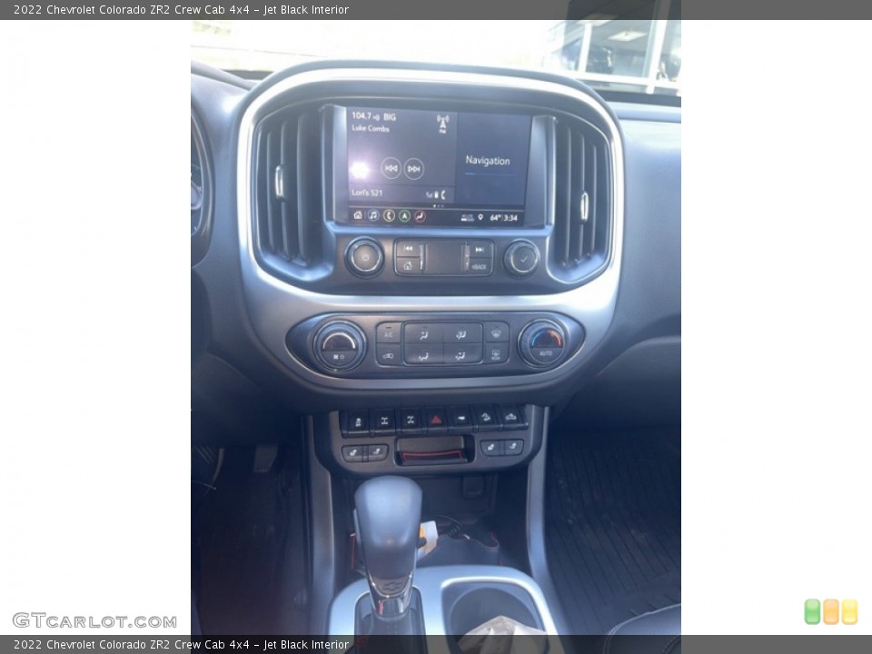 Jet Black Interior Controls for the 2022 Chevrolet Colorado ZR2 Crew Cab 4x4 #146081818