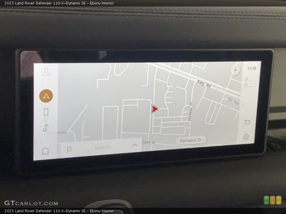 Ebony Interior Navigation for the 2023 Land Rover Defender 110 X-Dynamic SE #146081880