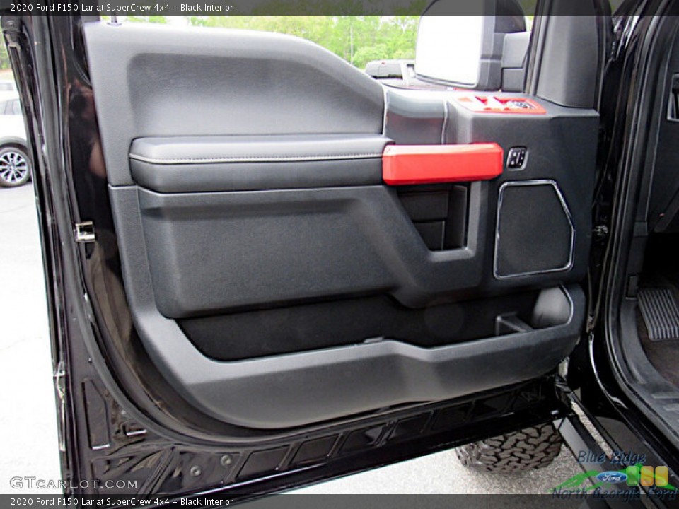 Black Interior Door Panel for the 2020 Ford F150 Lariat SuperCrew 4x4 #146082523