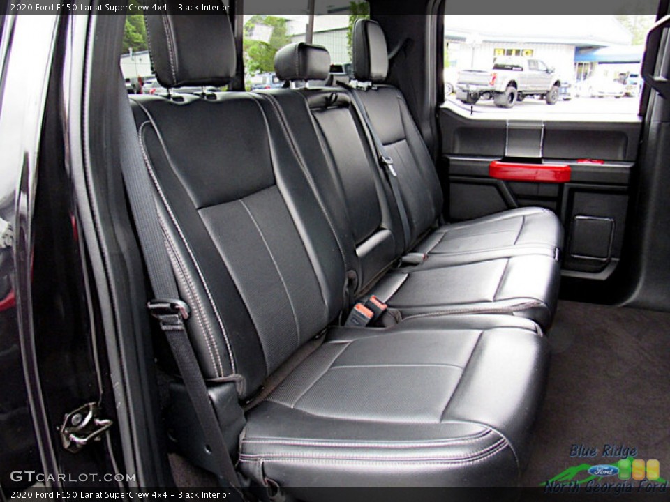 Black Interior Rear Seat for the 2020 Ford F150 Lariat SuperCrew 4x4 #146082595