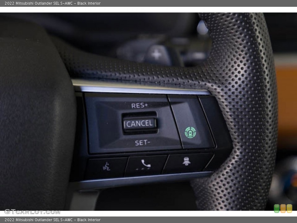 Black Interior Steering Wheel for the 2022 Mitsubishi Outlander SEL S-AWC #146083143