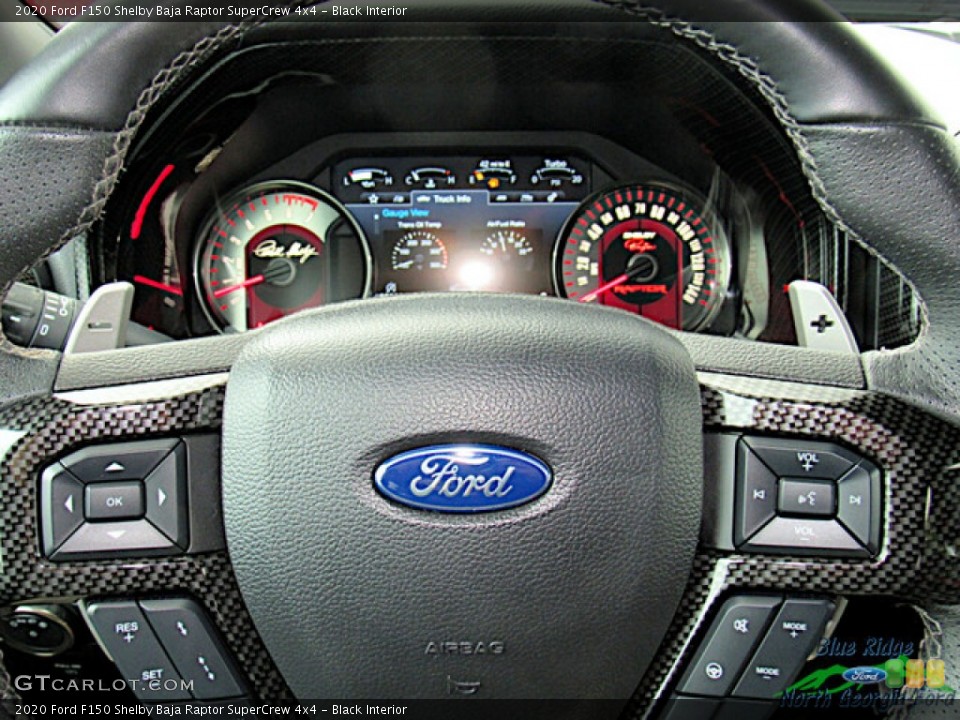 Black Interior Steering Wheel for the 2020 Ford F150 Shelby Baja Raptor SuperCrew 4x4 #146083468