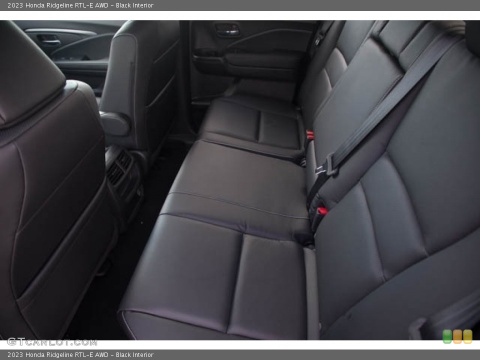 Black Interior Rear Seat for the 2023 Honda Ridgeline RTL-E AWD #146084413