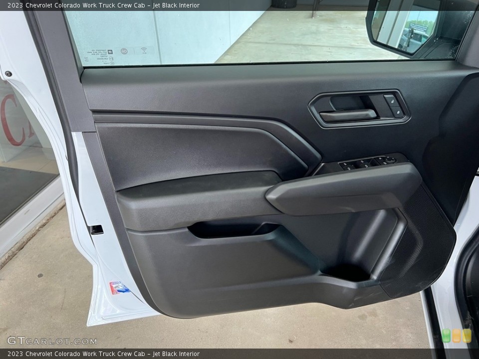 Jet Black Interior Door Panel for the 2023 Chevrolet Colorado Work Truck Crew Cab #146085210