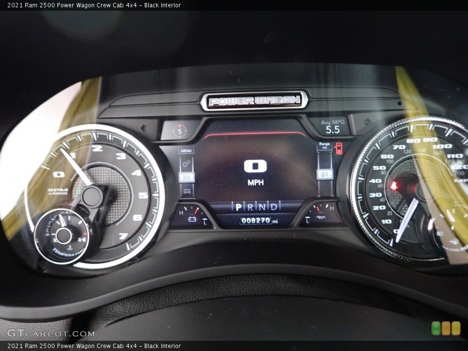 Black Interior Gauges for the 2021 Ram 2500 Power Wagon Crew Cab 4x4 #146086038