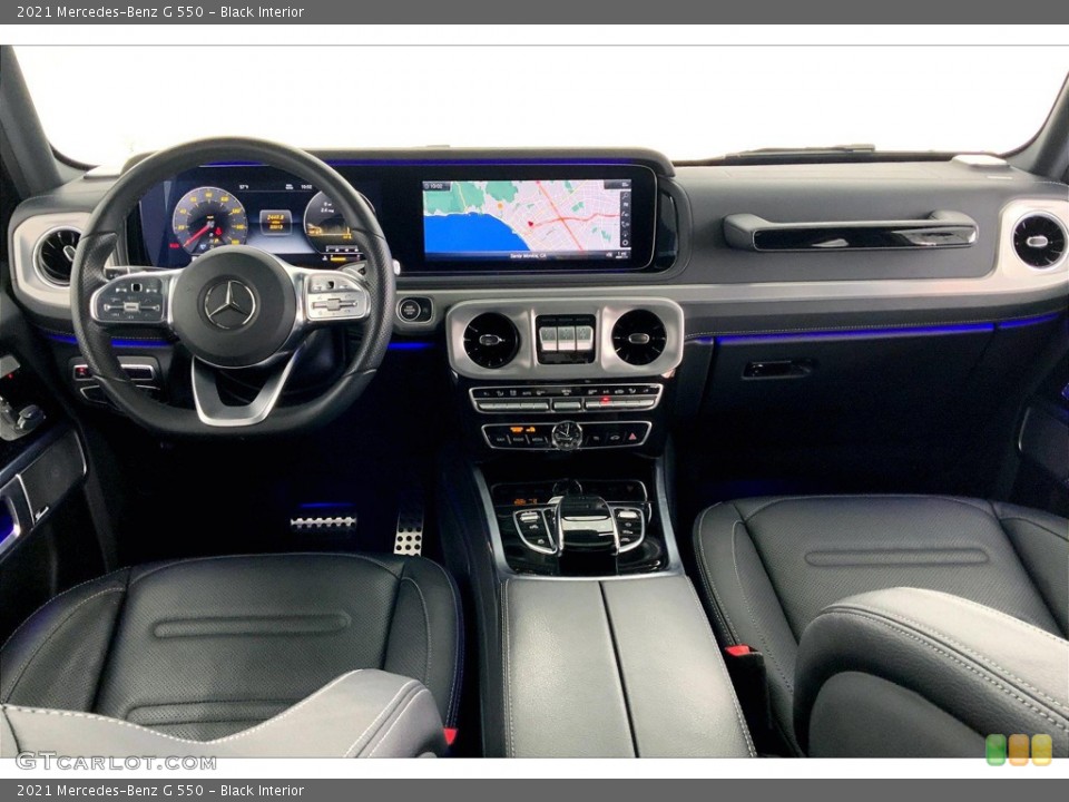 Black Interior Dashboard for the 2021 Mercedes-Benz G 550 #146086175