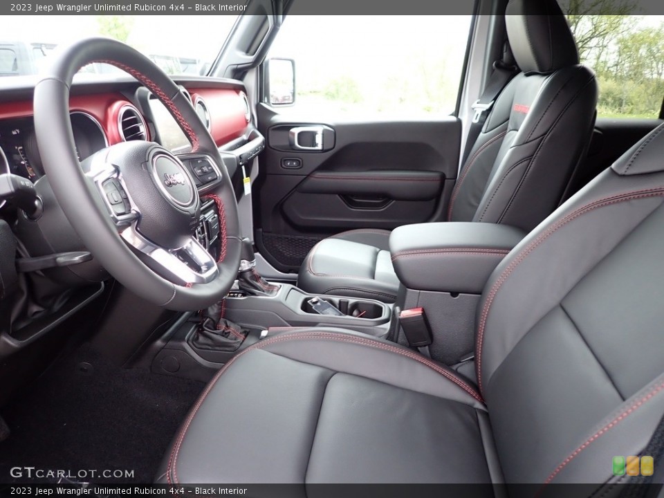 Black Interior Photo for the 2023 Jeep Wrangler Unlimited Rubicon 4x4 #146086390