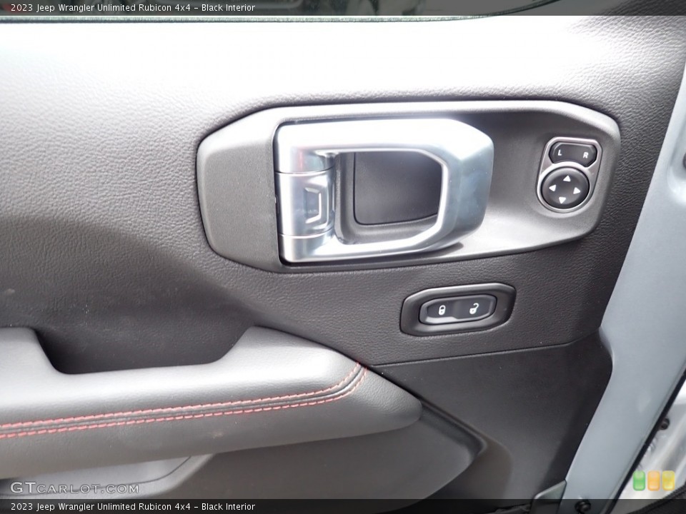 Black Interior Door Panel for the 2023 Jeep Wrangler Unlimited Rubicon 4x4 #146086410