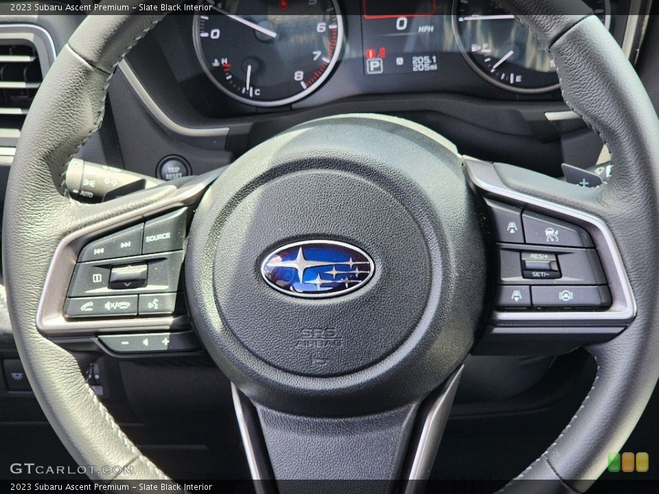 Slate Black Interior Steering Wheel for the 2023 Subaru Ascent Premium #146086651