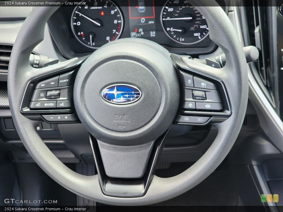 Gray Interior Steering Wheel for the 2024 Subaru Crosstrek Premium #146087085