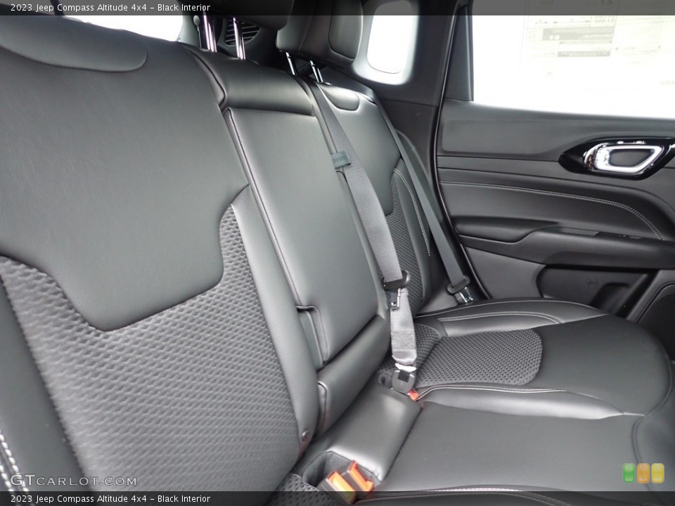 Black Interior Rear Seat for the 2023 Jeep Compass Altitude 4x4 #146087239