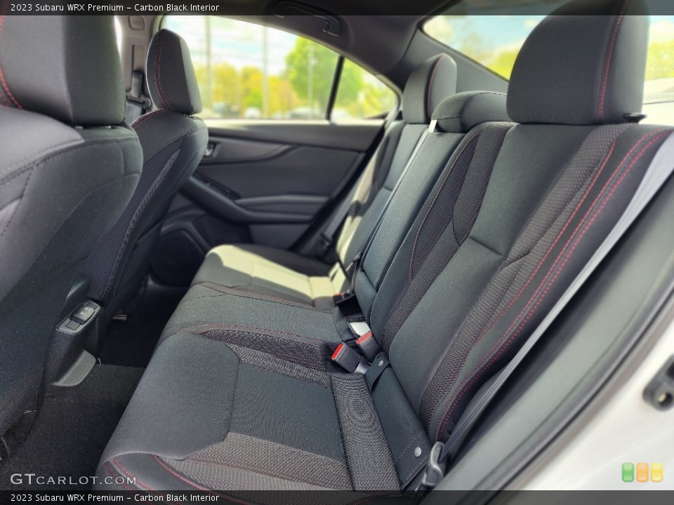 Carbon Black Interior Rear Seat for the 2023 Subaru WRX Premium #146087315
