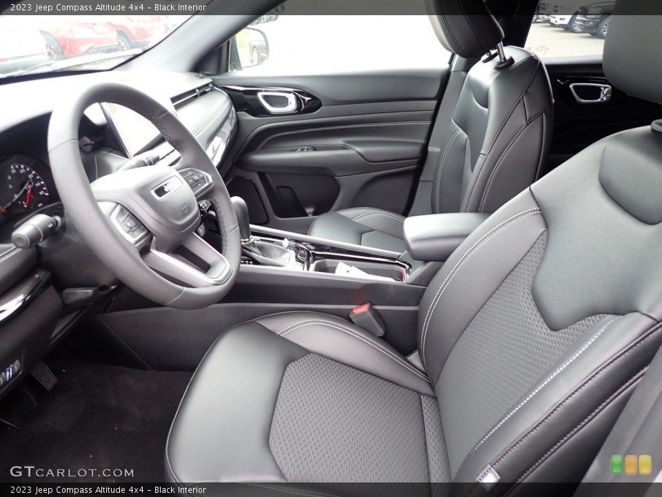 Black Interior Front Seat for the 2023 Jeep Compass Altitude 4x4 #146087319