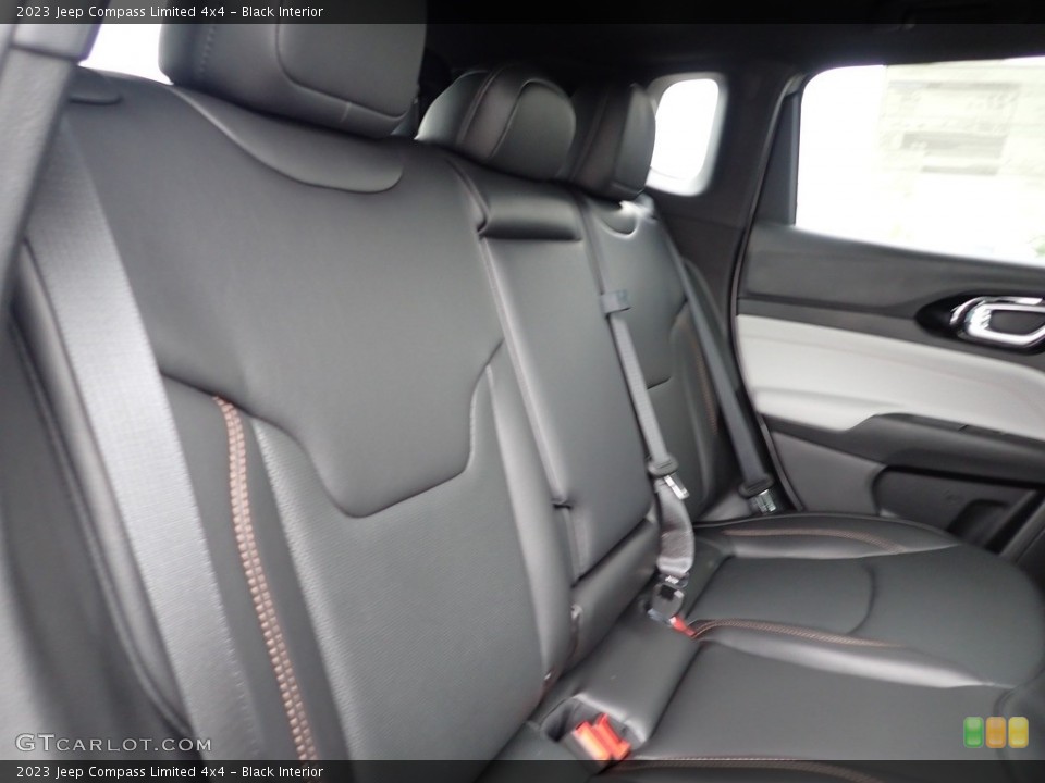 Black Interior Rear Seat for the 2023 Jeep Compass Limited 4x4 #146087682