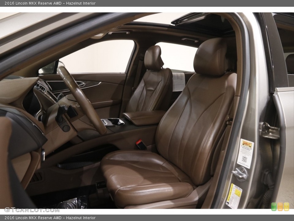 Hazelnut Interior Front Seat for the 2016 Lincoln MKX Reserve AWD #146088275
