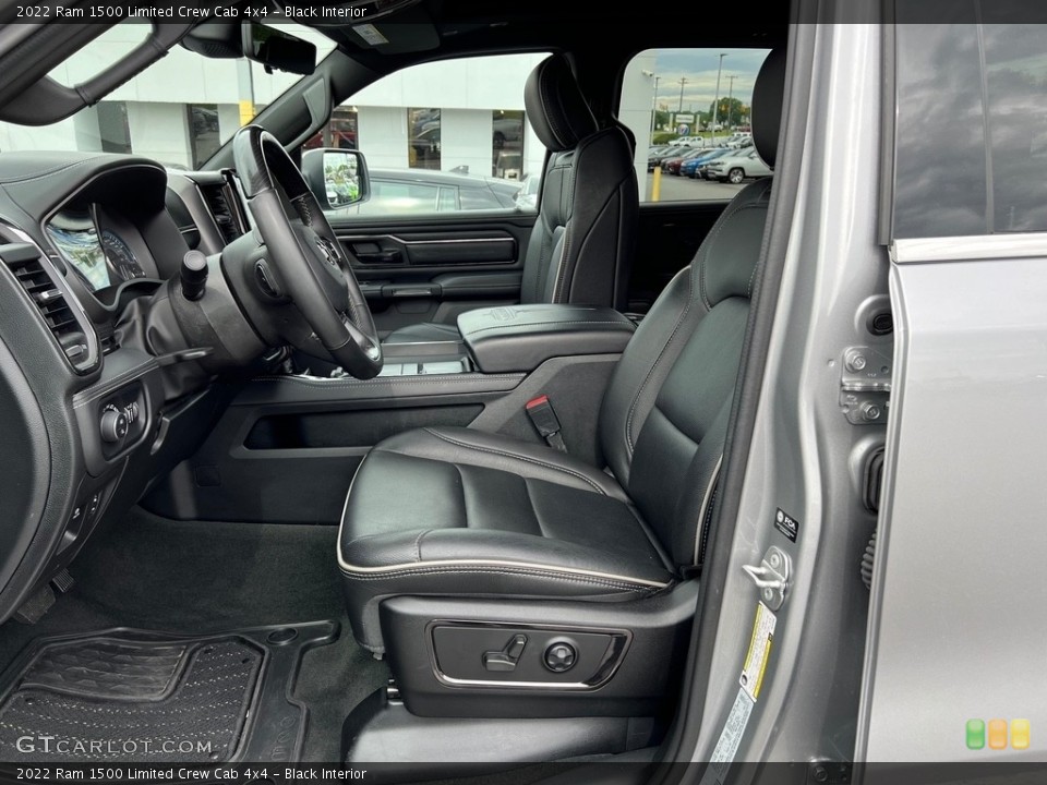 Black Interior Photo for the 2022 Ram 1500 Limited Crew Cab 4x4 #146089019