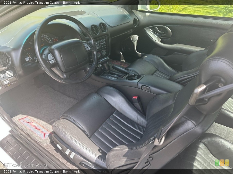 Ebony 2001 Pontiac Firebird Interiors