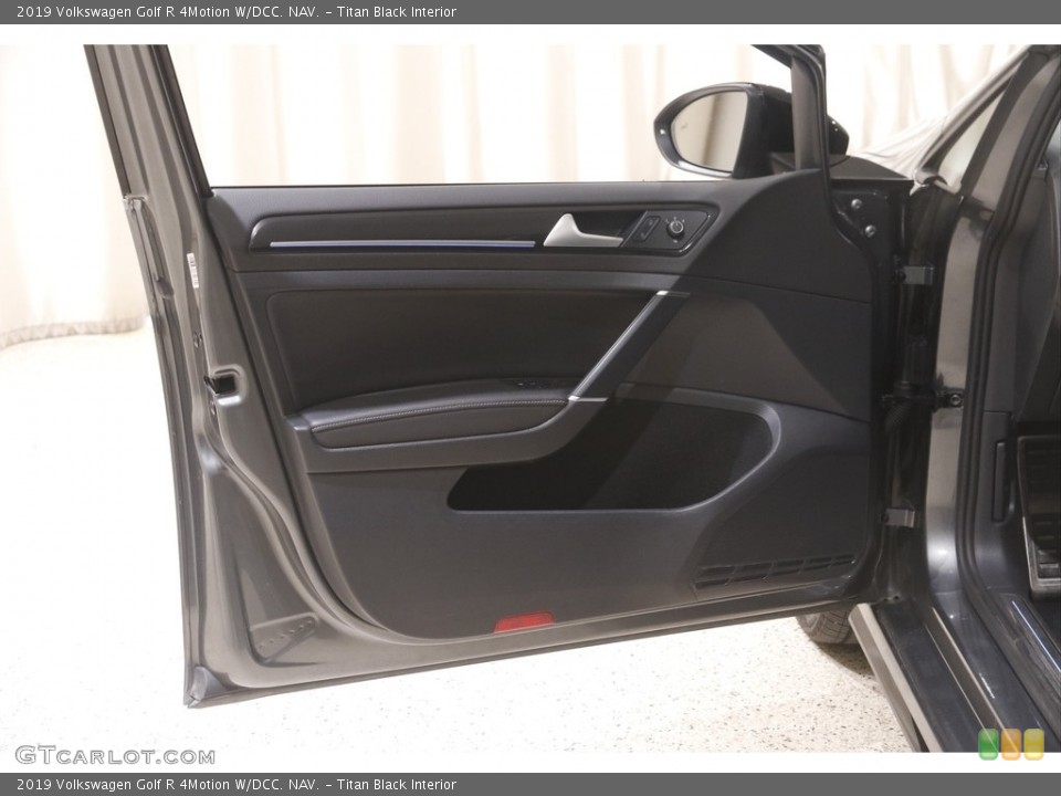 Titan Black Interior Door Panel for the 2019 Volkswagen Golf R 4Motion W/DCC. NAV. #146090323