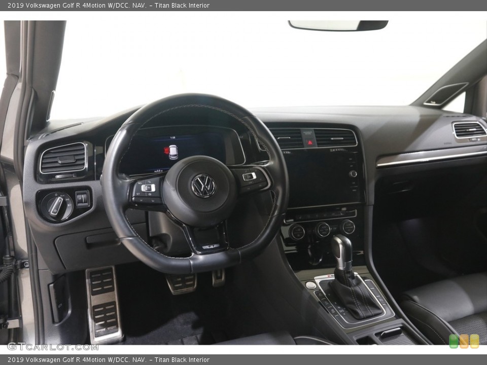 Titan Black Interior Dashboard for the 2019 Volkswagen Golf R 4Motion W/DCC. NAV. #146090341