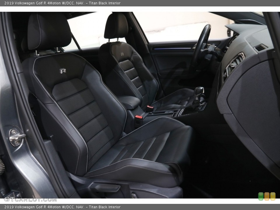 Titan Black 2019 Volkswagen Golf R Interiors