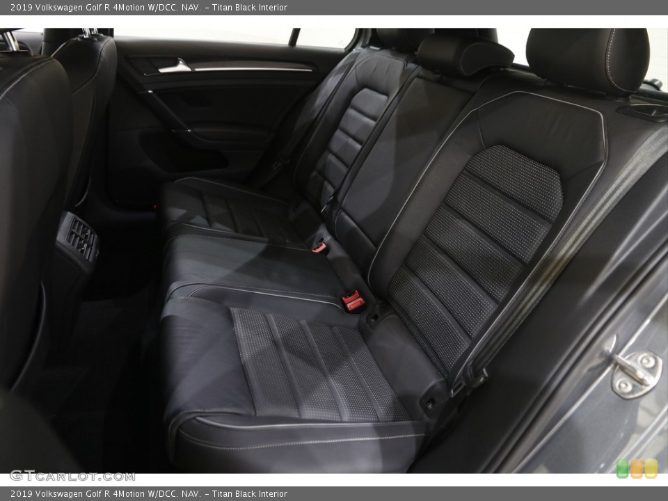 Titan Black Interior Rear Seat for the 2019 Volkswagen Golf R 4Motion W/DCC. NAV. #146090450