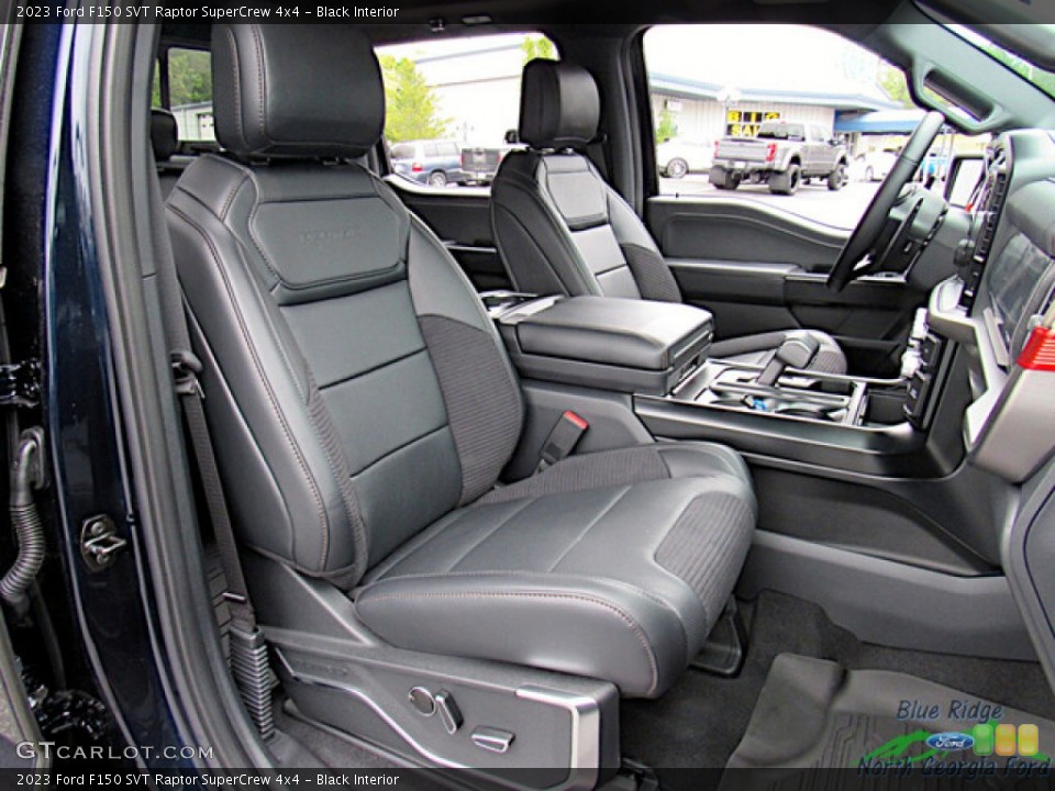 Black Interior Front Seat for the 2023 Ford F150 SVT Raptor SuperCrew 4x4 #146090684