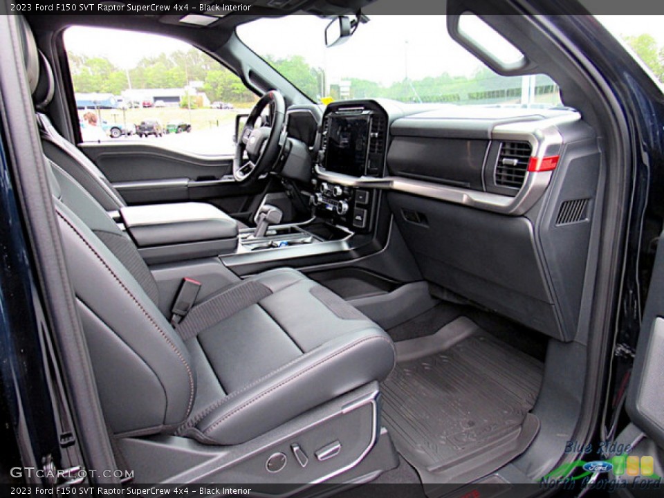 Black Interior Dashboard for the 2023 Ford F150 SVT Raptor SuperCrew 4x4 #146090690