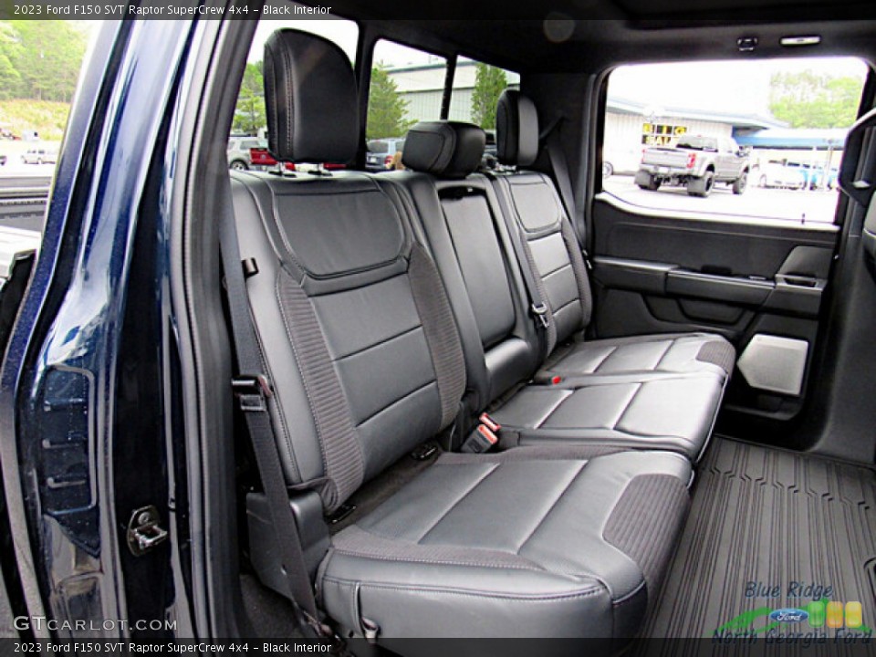 Black Interior Rear Seat for the 2023 Ford F150 SVT Raptor SuperCrew 4x4 #146090699