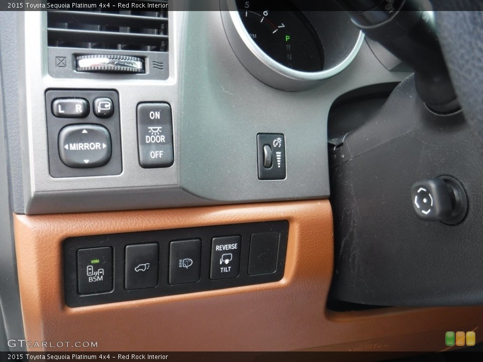 Red Rock Interior Controls for the 2015 Toyota Sequoia Platinum 4x4 #146092134