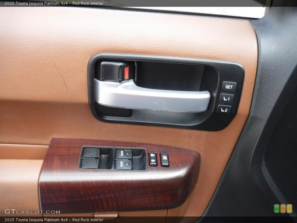 Red Rock Interior Controls for the 2015 Toyota Sequoia Platinum 4x4 #146092156