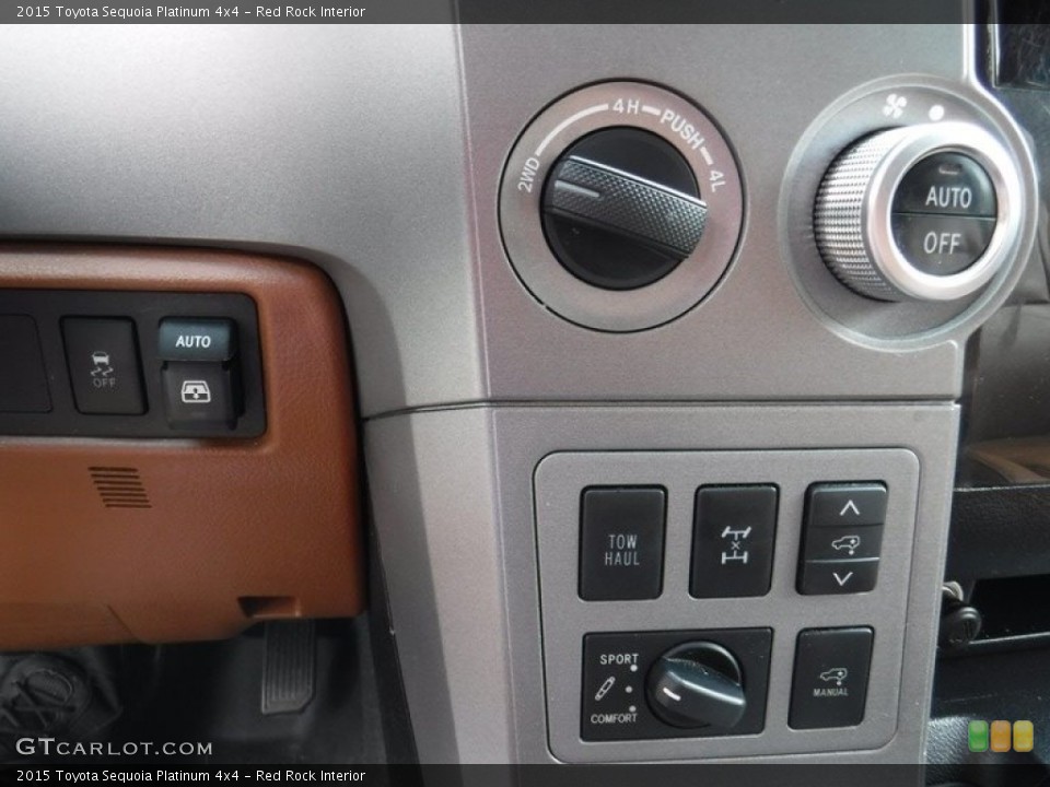 Red Rock Interior Controls for the 2015 Toyota Sequoia Platinum 4x4 #146092213