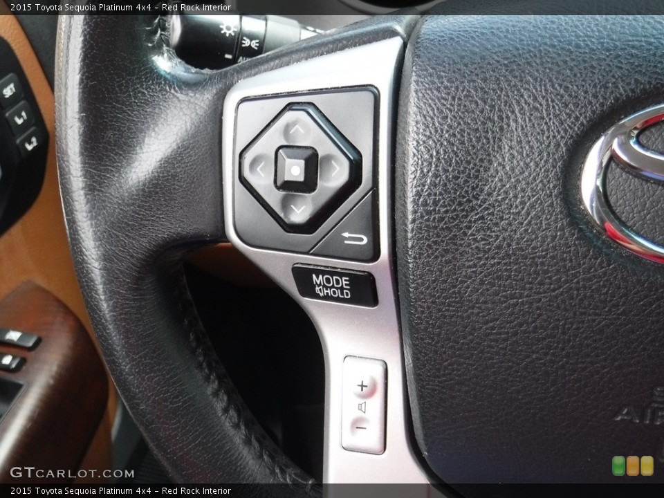 Red Rock Interior Steering Wheel for the 2015 Toyota Sequoia Platinum 4x4 #146092313