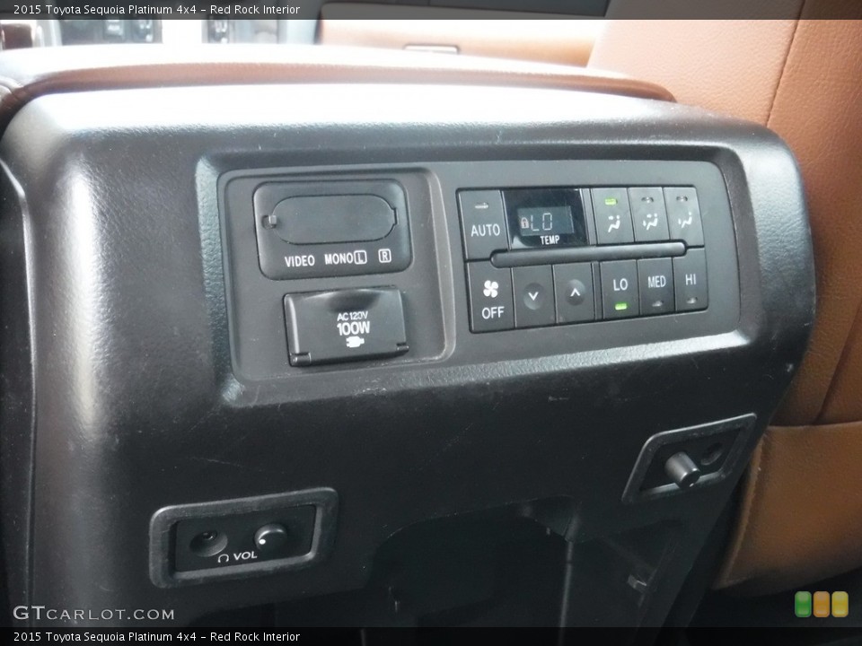 Red Rock Interior Controls for the 2015 Toyota Sequoia Platinum 4x4 #146092363