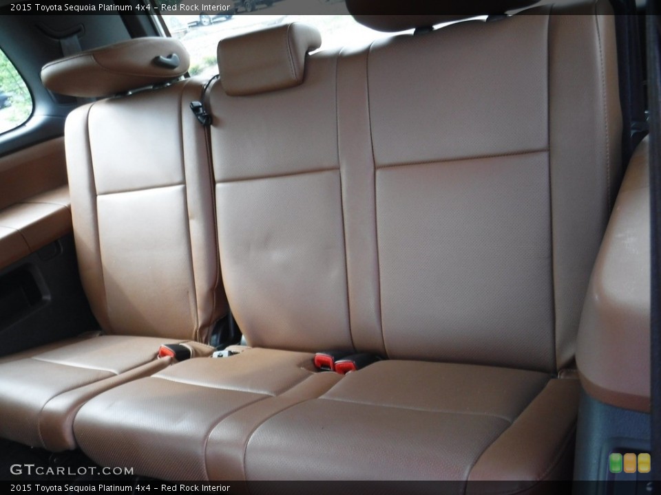 Red Rock Interior Rear Seat for the 2015 Toyota Sequoia Platinum 4x4 #146092413