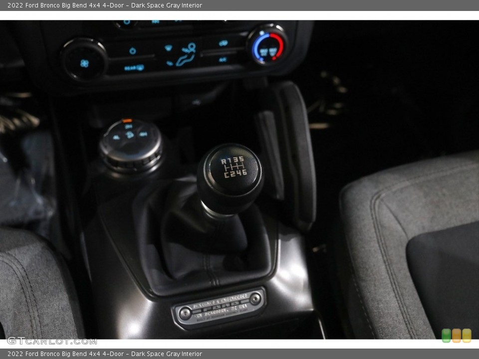 Dark Space Gray Interior Transmission for the 2022 Ford Bronco Big Bend 4x4 4-Door #146093682