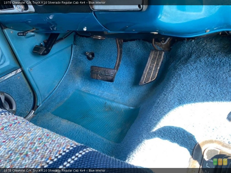 Blue Interior Controls for the 1978 Chevrolet C/K Truck K10 Silverado Regular Cab 4x4 #146094133