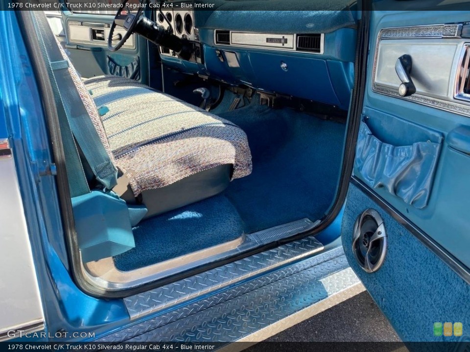 Blue 1978 Chevrolet C/K Truck Interiors
