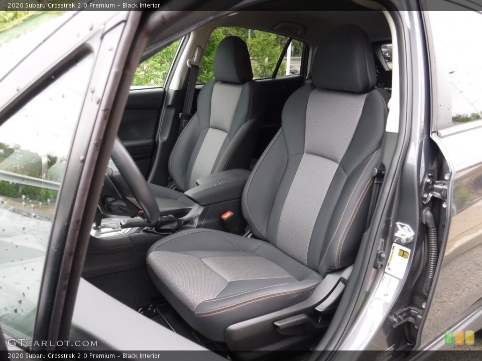 Black Interior Front Seat for the 2020 Subaru Crosstrek 2.0 Premium #146094477
