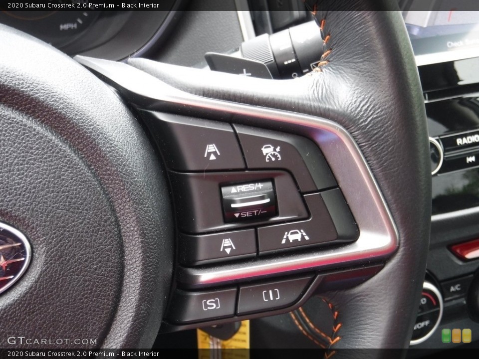 Black Interior Steering Wheel for the 2020 Subaru Crosstrek 2.0 Premium #146094588