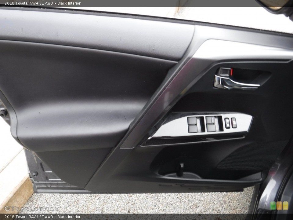 Black Interior Door Panel for the 2018 Toyota RAV4 SE AWD #146095386