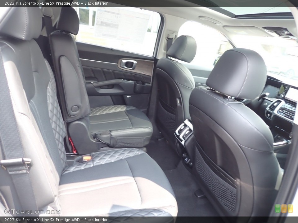 Black Interior Rear Seat for the 2023 Kia Sorento X-Line SX Prestige AWD #146098561