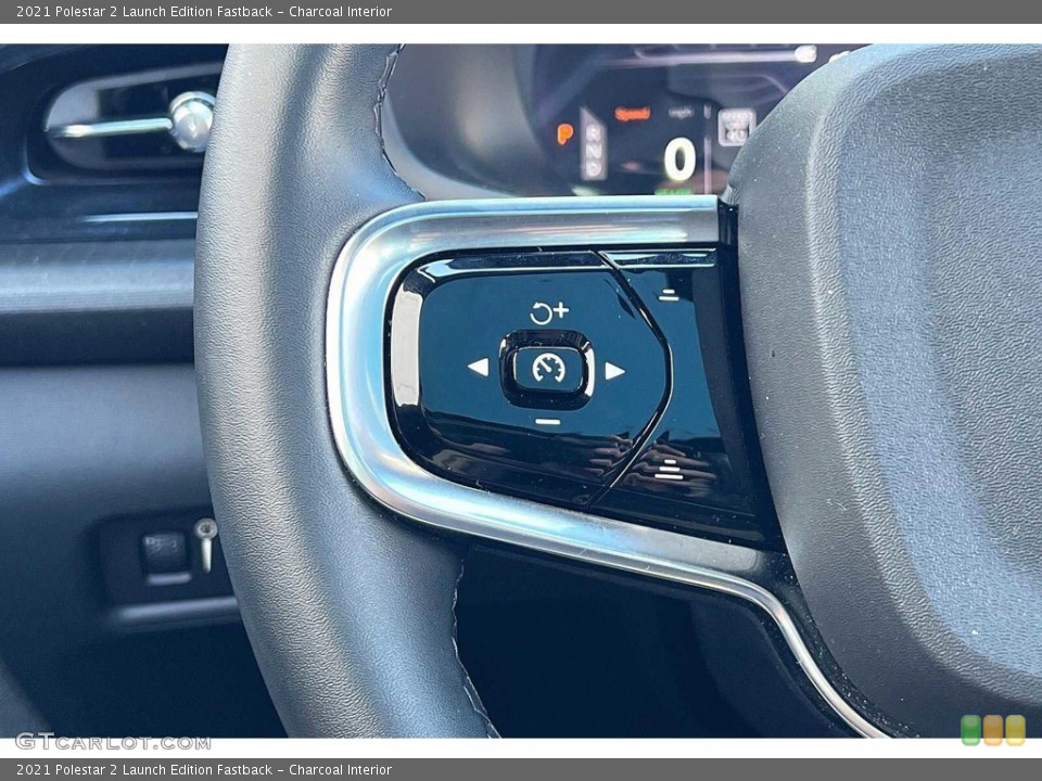 Charcoal Interior Steering Wheel for the 2021 Polestar 2 Launch Edition Fastback #146098582