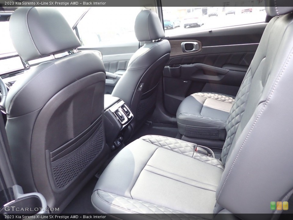 Black Interior Rear Seat for the 2023 Kia Sorento X-Line SX Prestige AWD #146098600